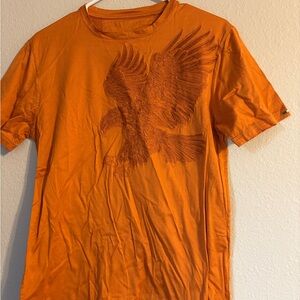 Stefano Ricci Orange Eagle Embroidered Tee limited edition